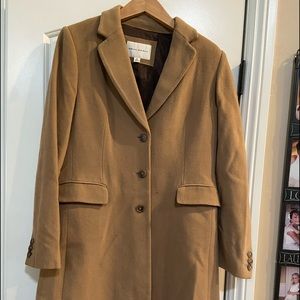 Camel trench coat